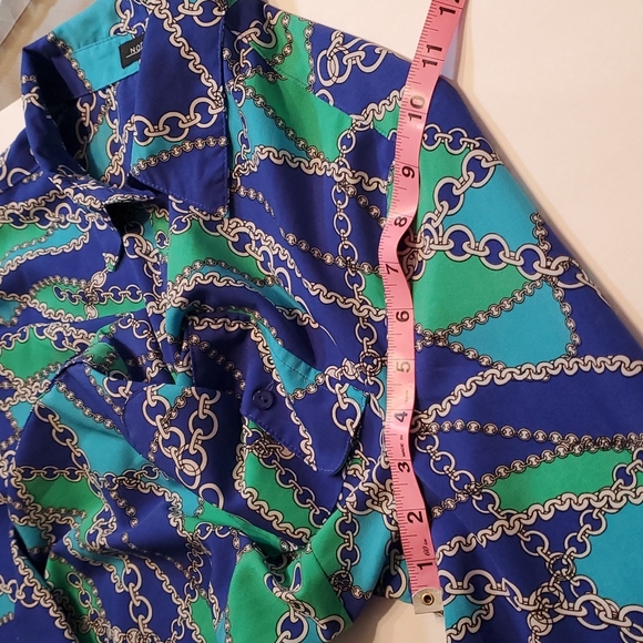 NOTATIONS Shirt long sleeve Size L with bootons at the front Very good condition - Picture 9 of 17